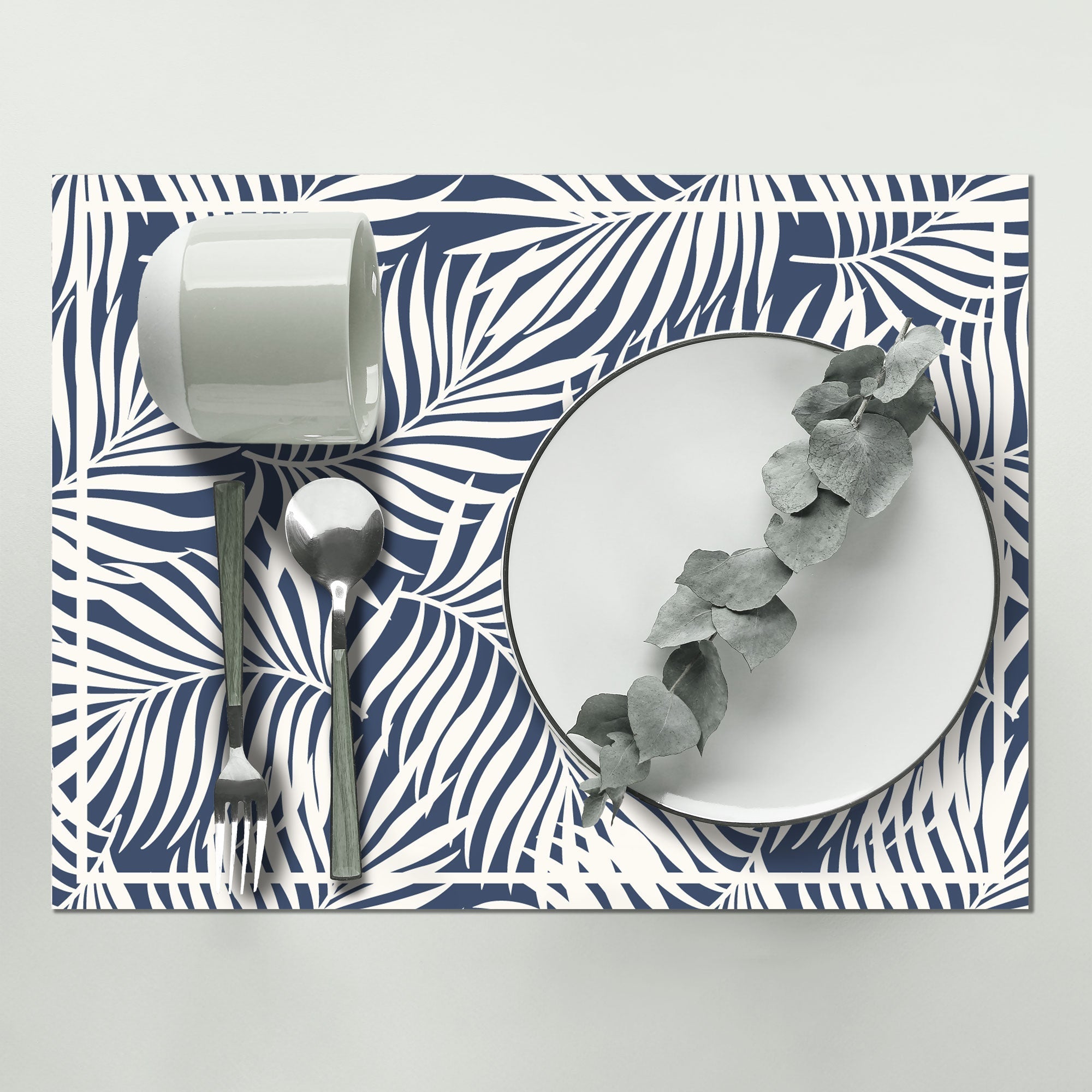 Tapis & set de table en vinyle -Royal - 023632 - Alix & Andréa