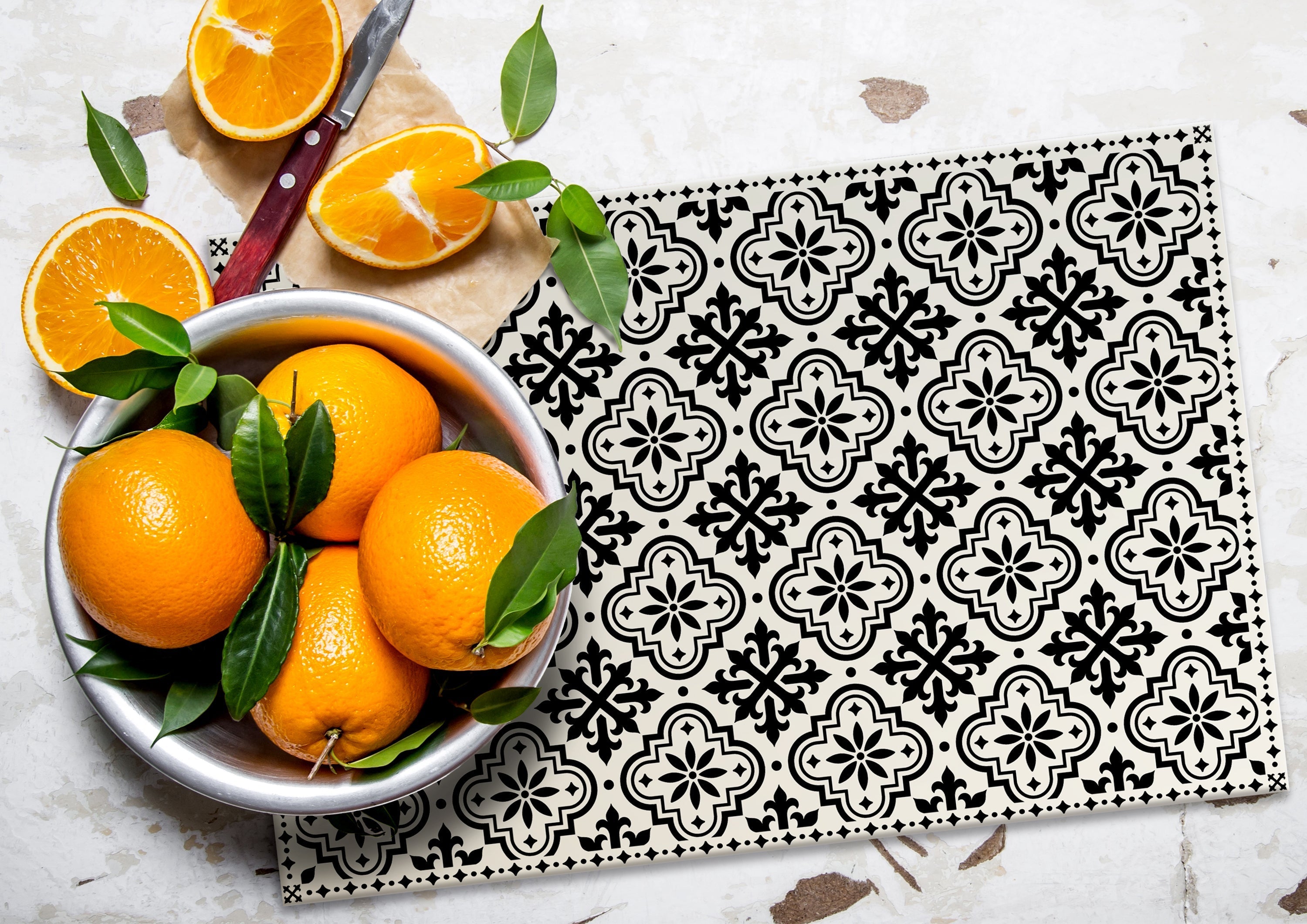 Tapis & set de table en vinyle -Scarlett - 023728 - Alix & Andréa