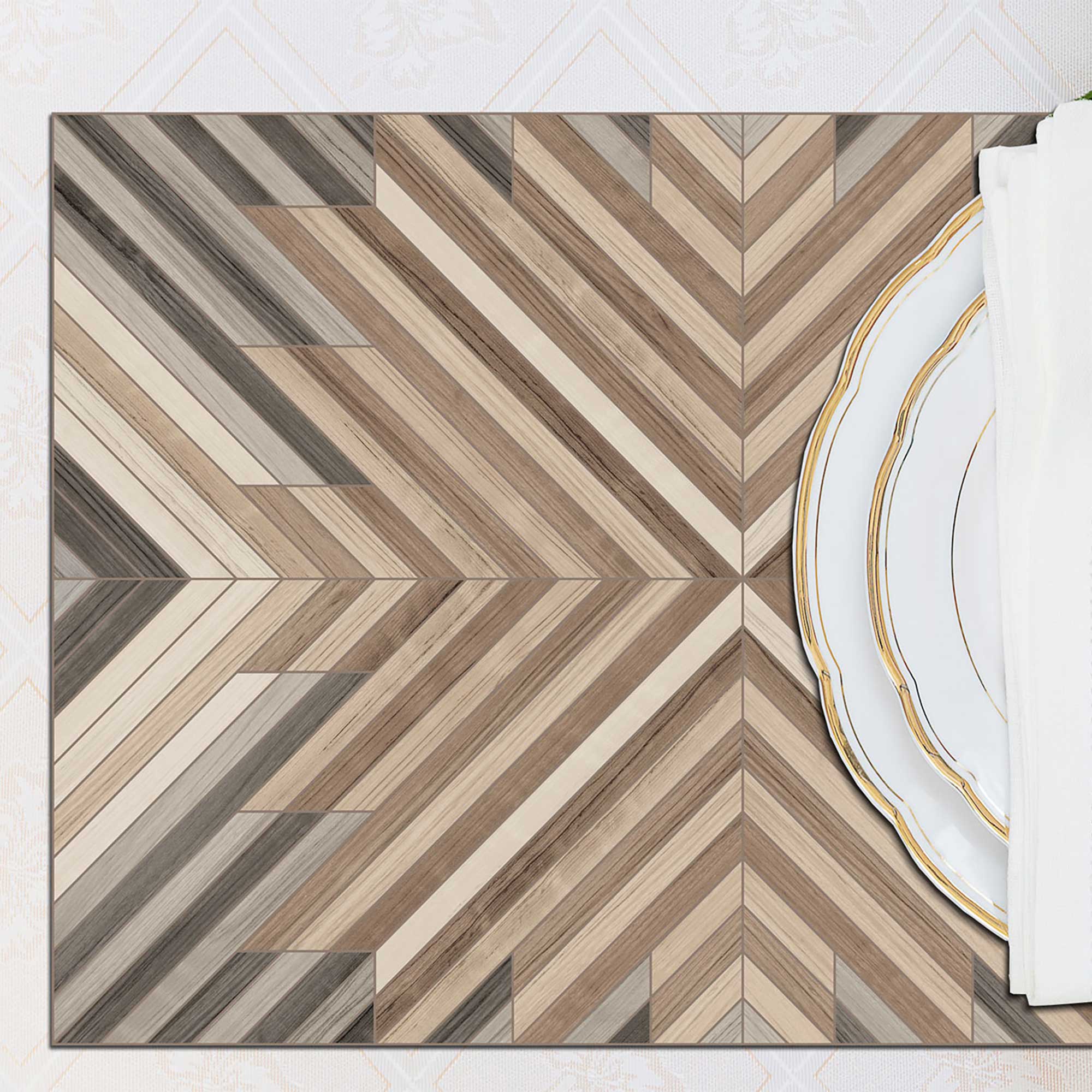 Tapis & set de table en vinyle -Fatima - 023780 - Alix & Andréa