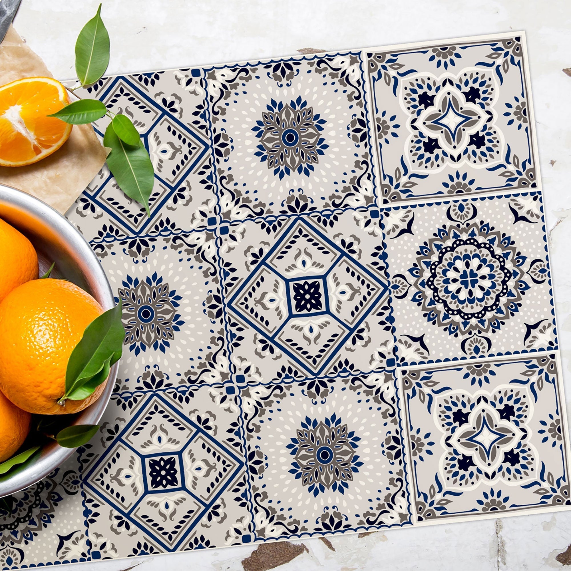 Tapis & set de table en vinyle -Paisley - 023920 - Alix & Andréa