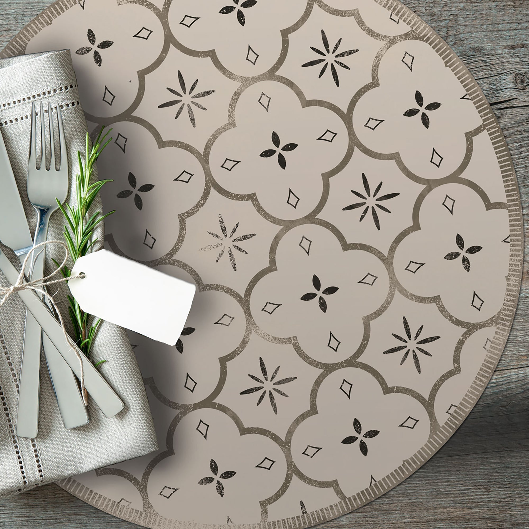 Tapis & set de table en vinyle -Aaliyah - 032879 - Alix & Andréa
