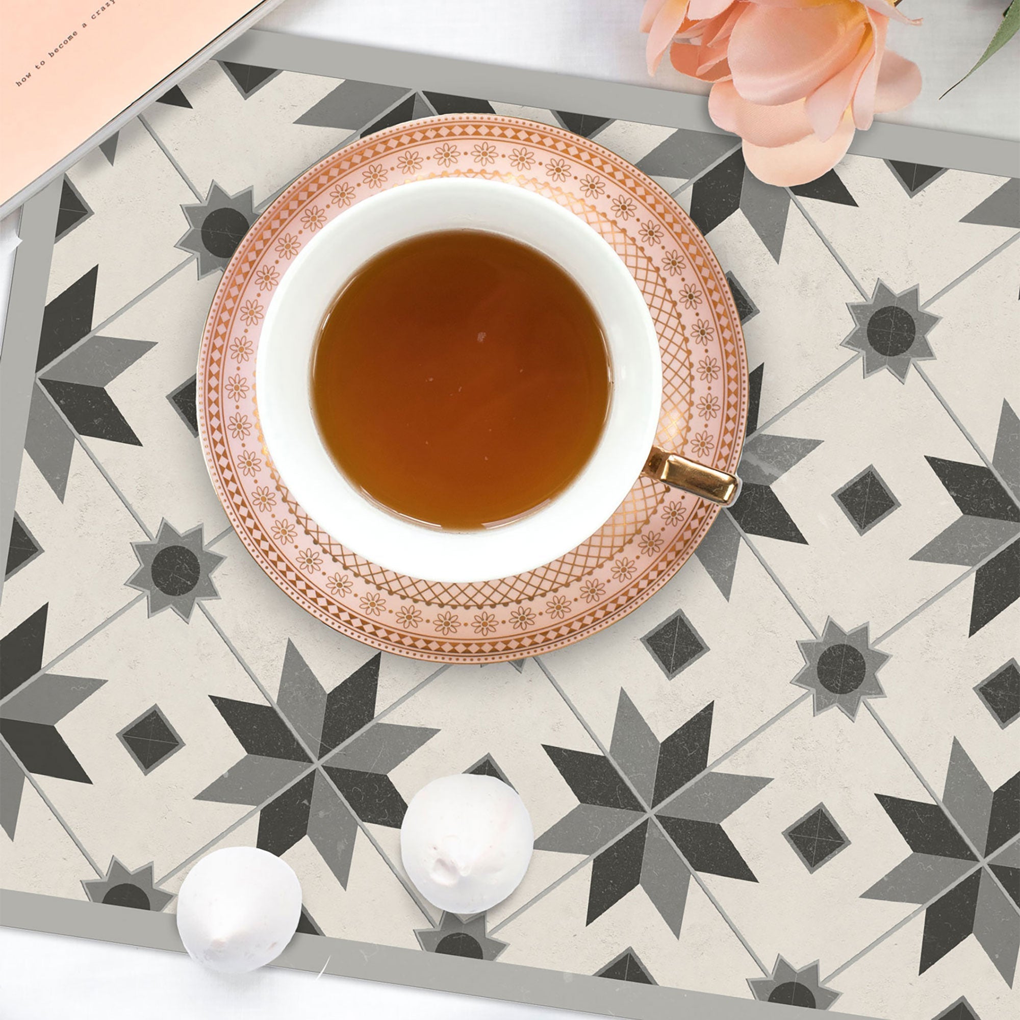 Tapis & set de table en vinyle -Adalynn - 041818 - Alix & Andréa