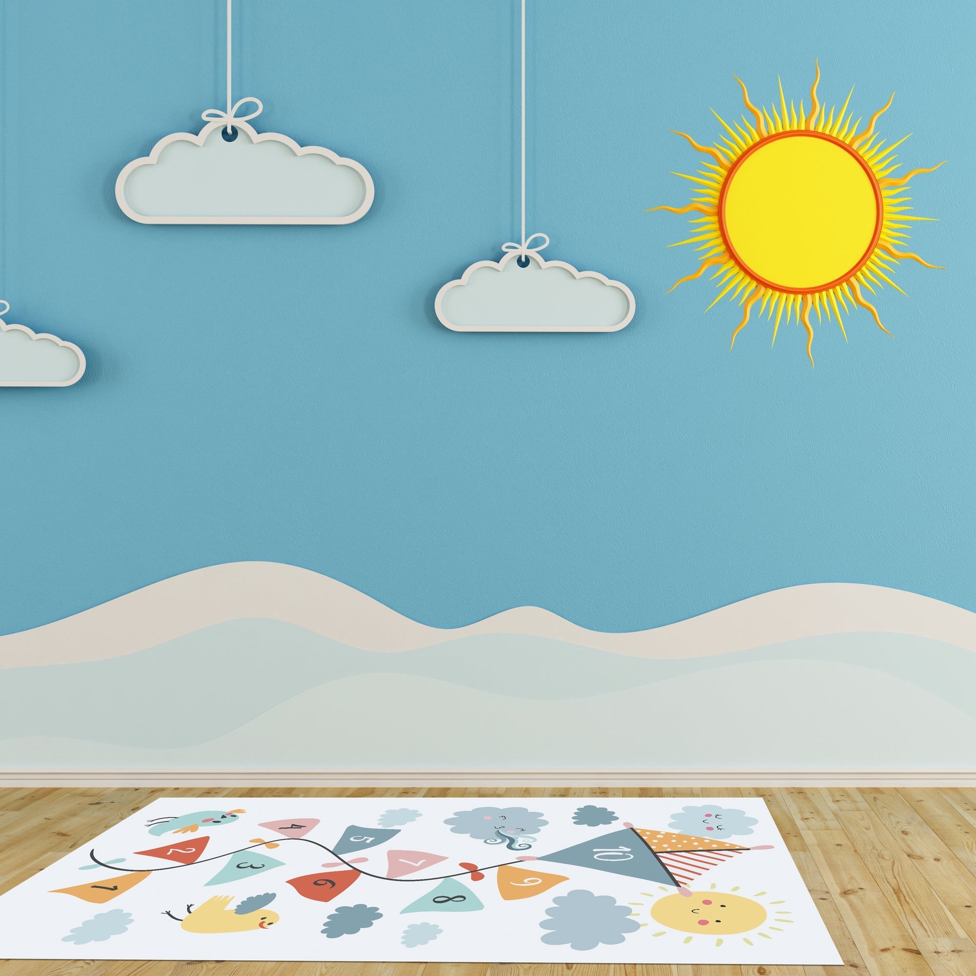 Tapis & set de table en vinyle -Saige - 049578 - Alix & Andréa