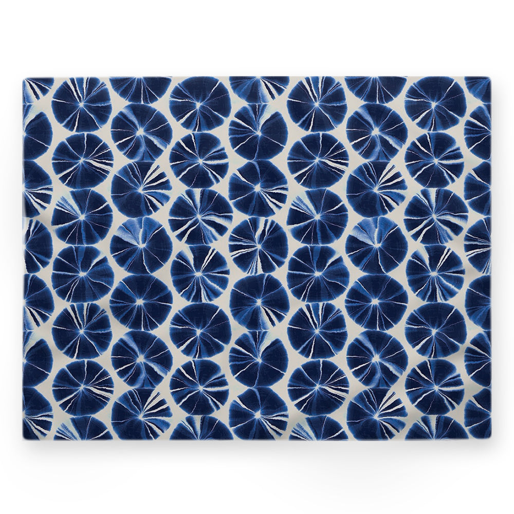 Nappe cercles – Bleu – 140×220 cm