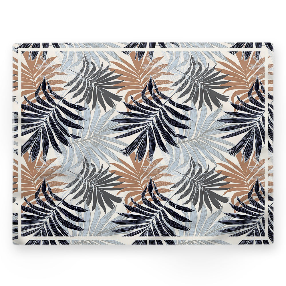 Nappe feuilles tropicales – Multicouleur – 140×220 cm