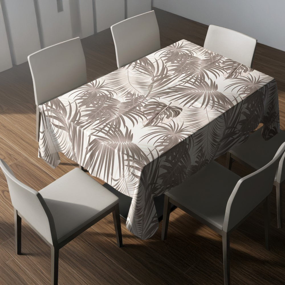 Nappe feuilles tropicales – mise en situation