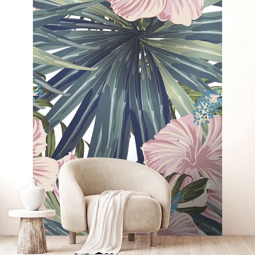 Papier peint "Lush botanical elegance"