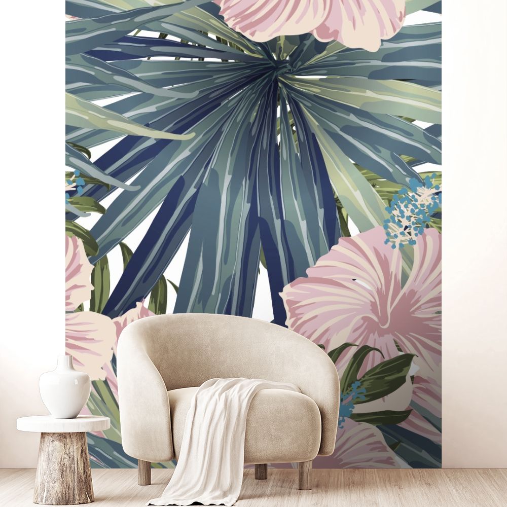 Papier peint "Lush botanical elegance"