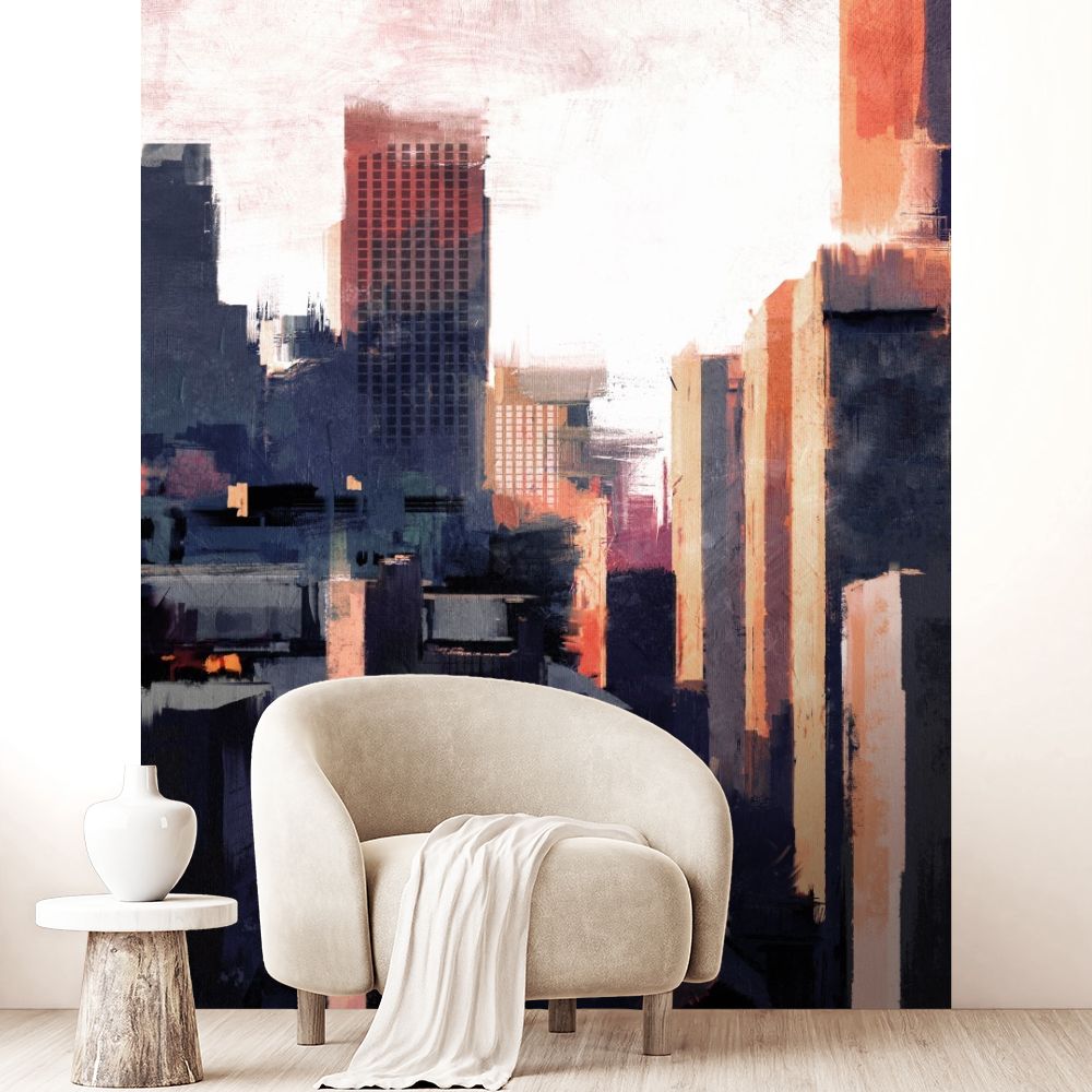 Papier peint "Vibrance urbaine moderne"