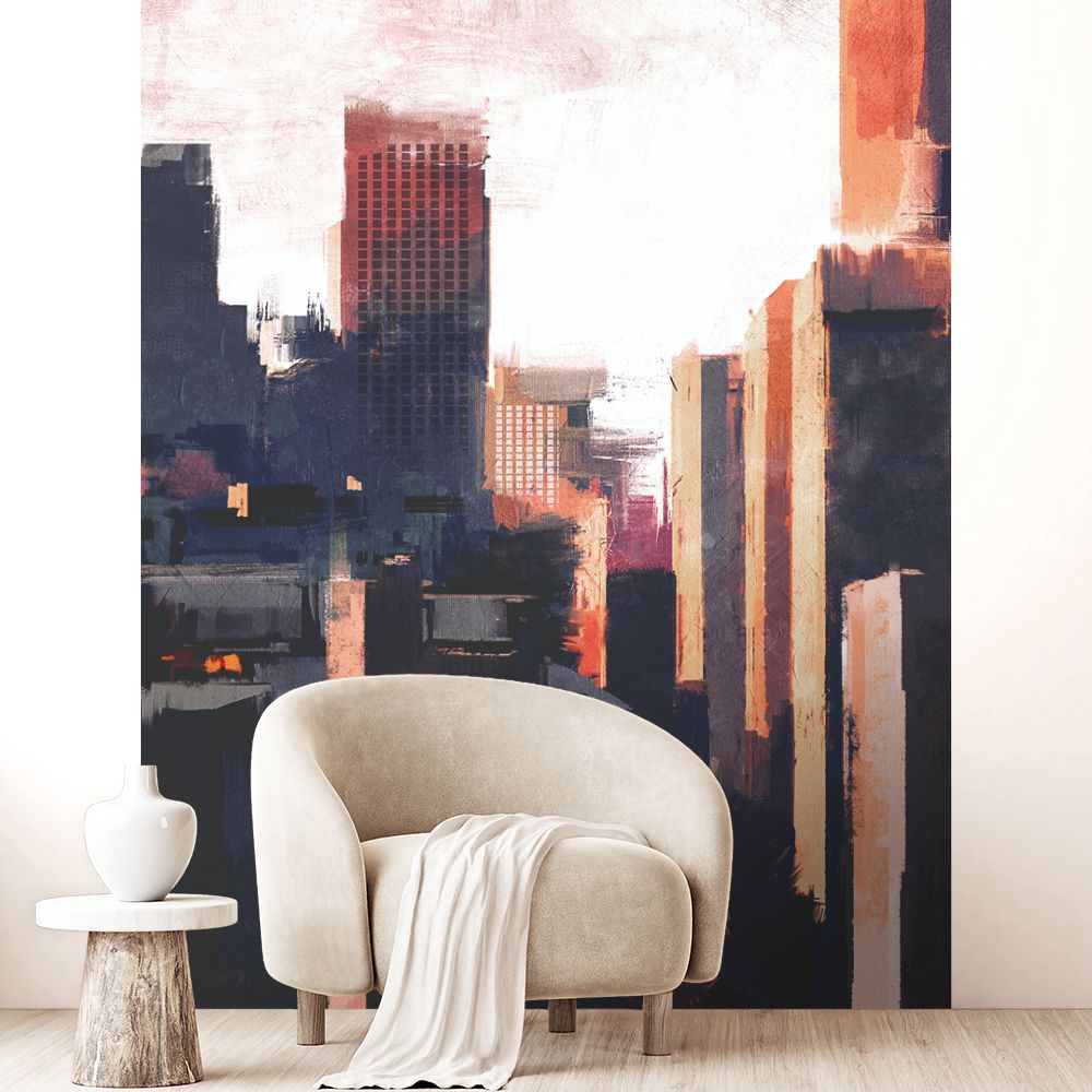 Papier peint "Vibrance urbaine moderne"