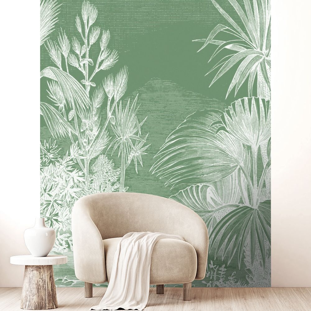Papier peint "Forêt tropicale luxuriante"