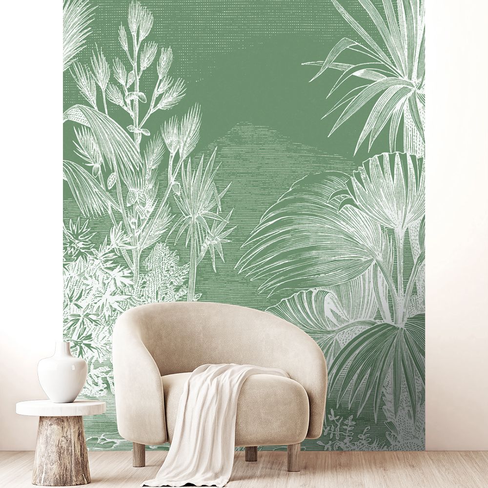 Papier peint "Forêt tropicale luxuriante"