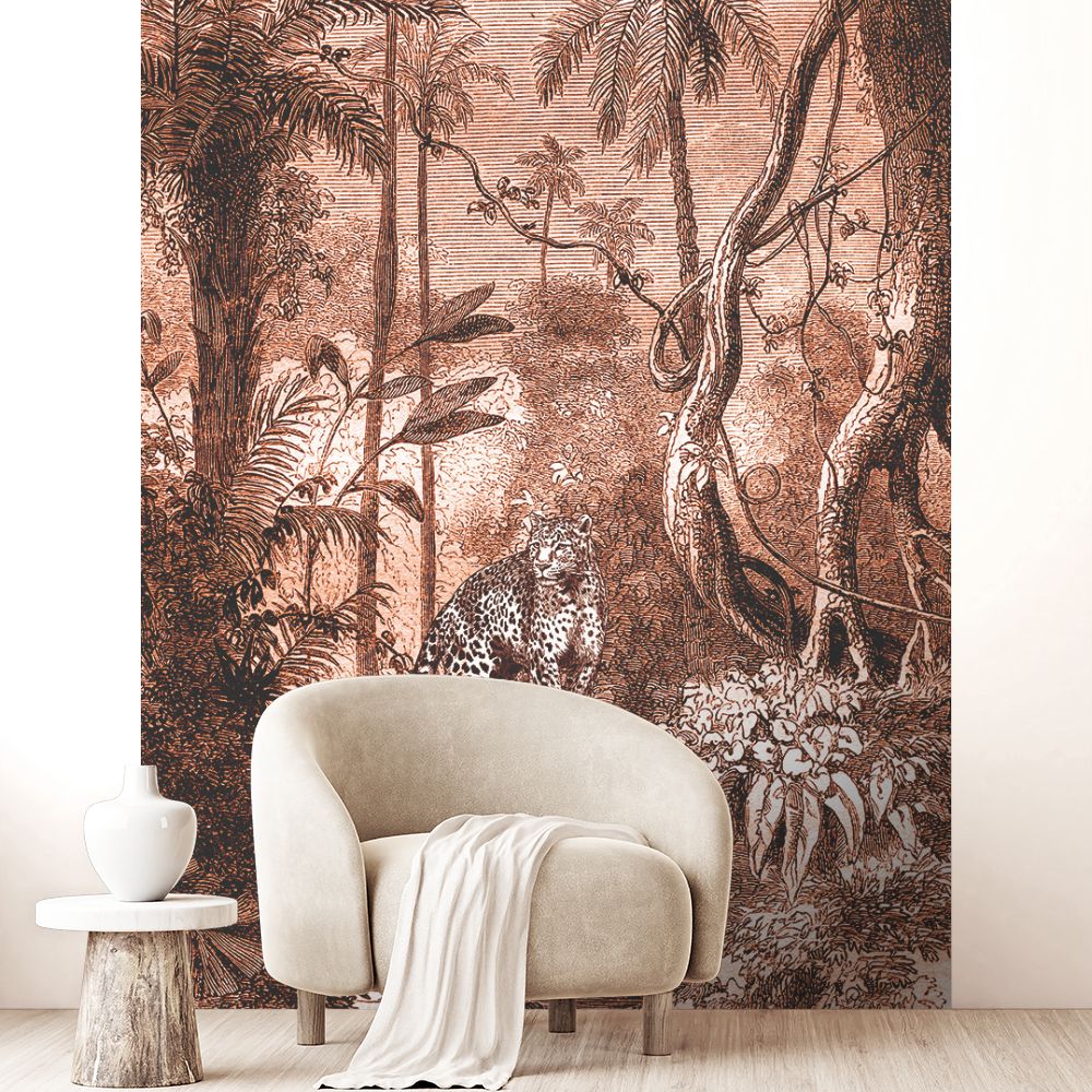 Papier peint "Paysage exotique vibrant"
