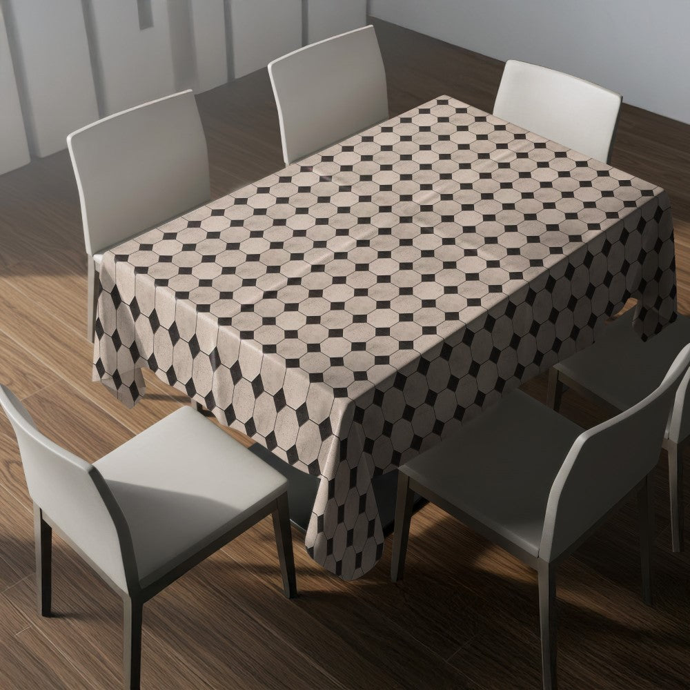 Nappe motif géométrique – mise en situation