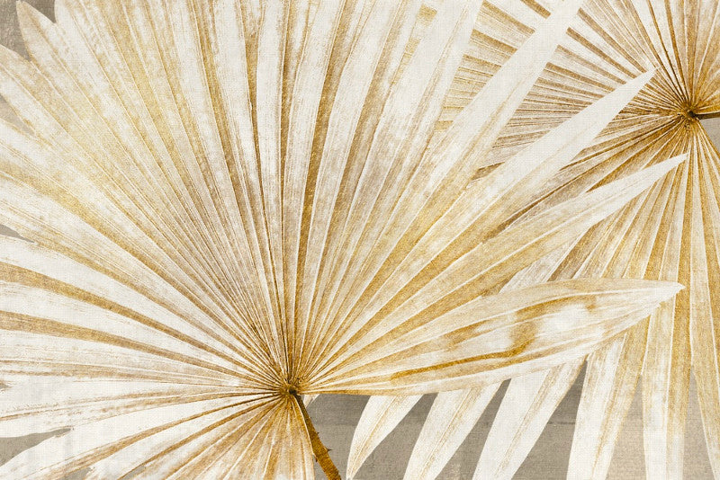 Lot de 4 sets de table en vinyle / Feuilles de palmier