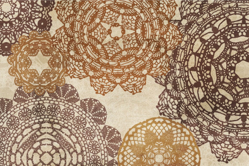 Lot de 4 sets de table en vinyle / Motifs de dentelle