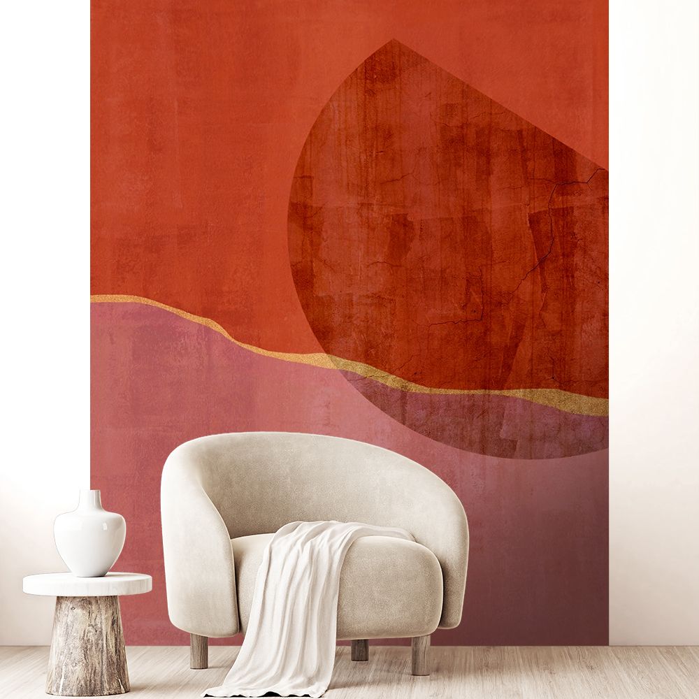 Papier peint "Couleurs et formes"