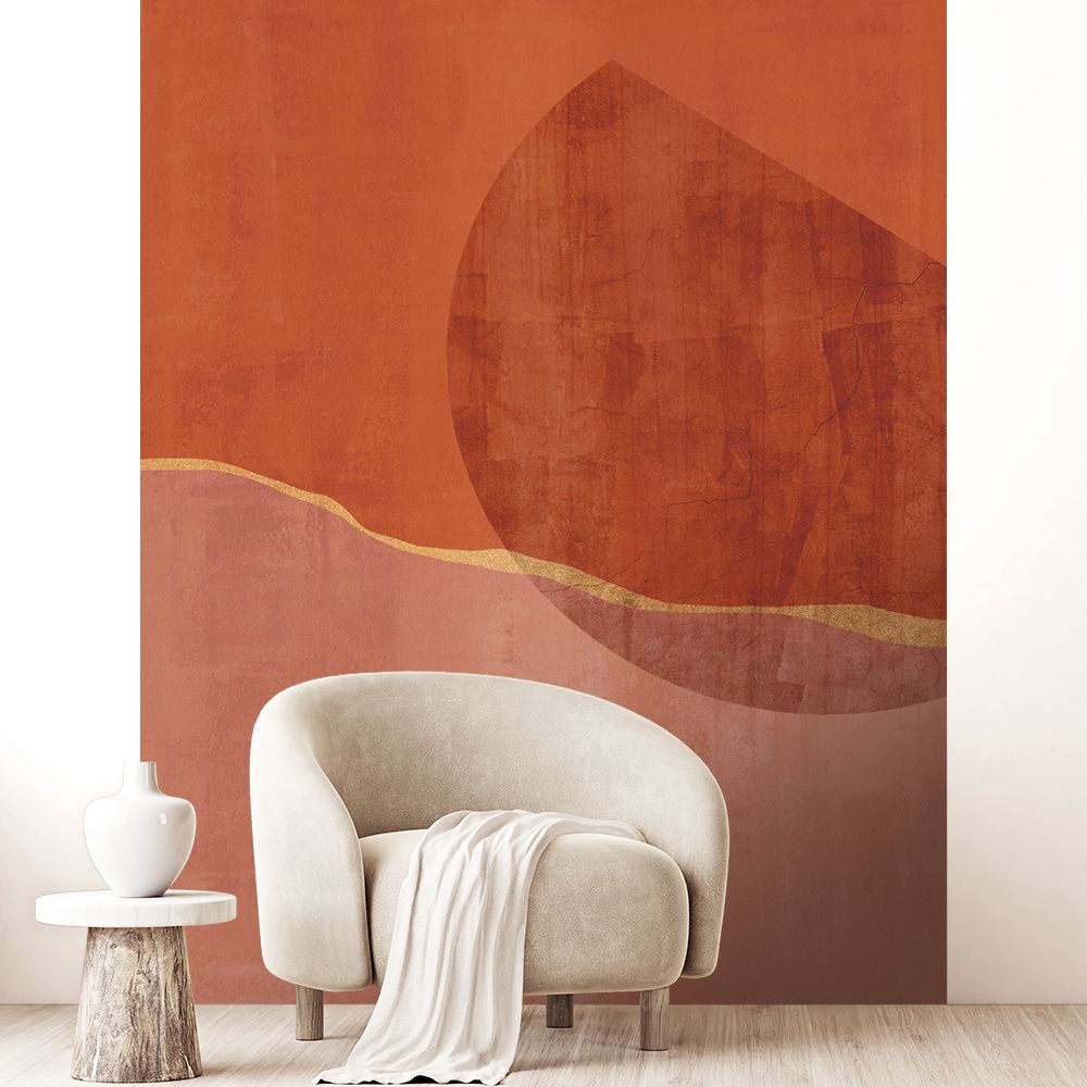 Papier peint "Couleurs et formes"