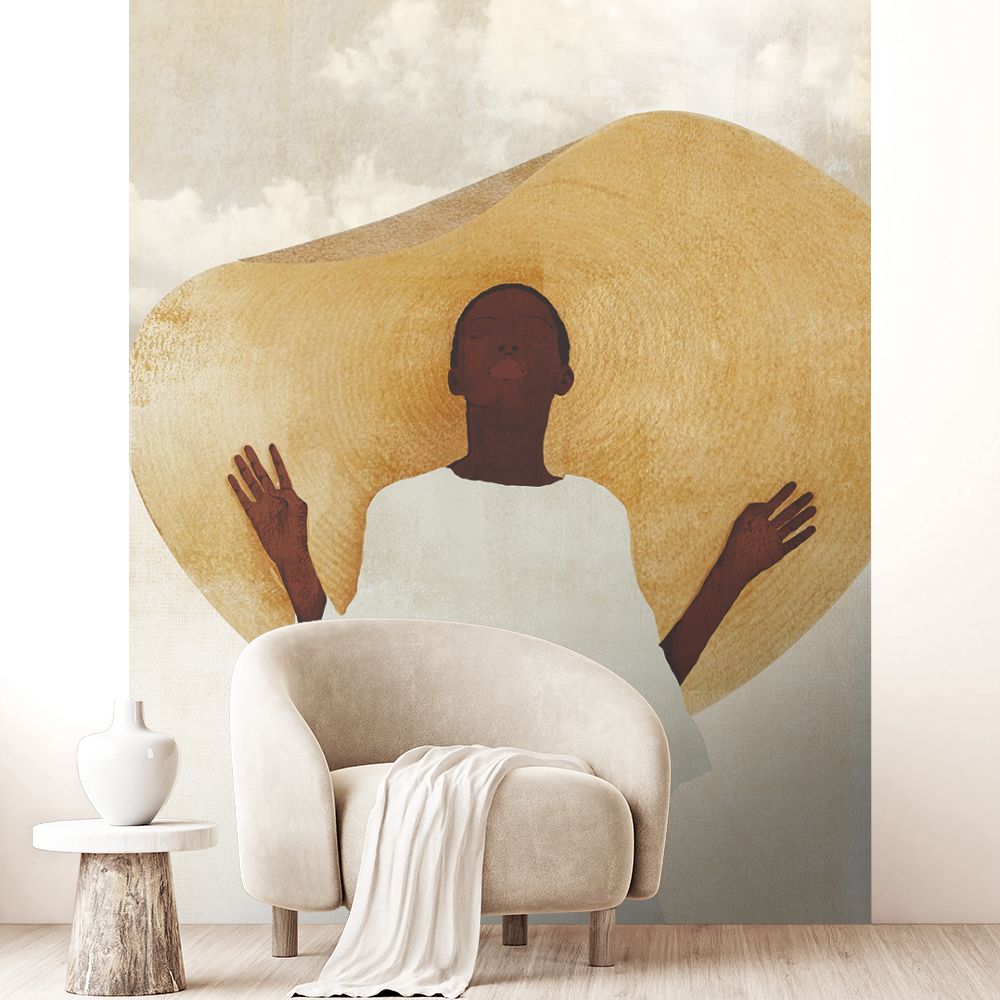 Papier peint "Expression sereine"