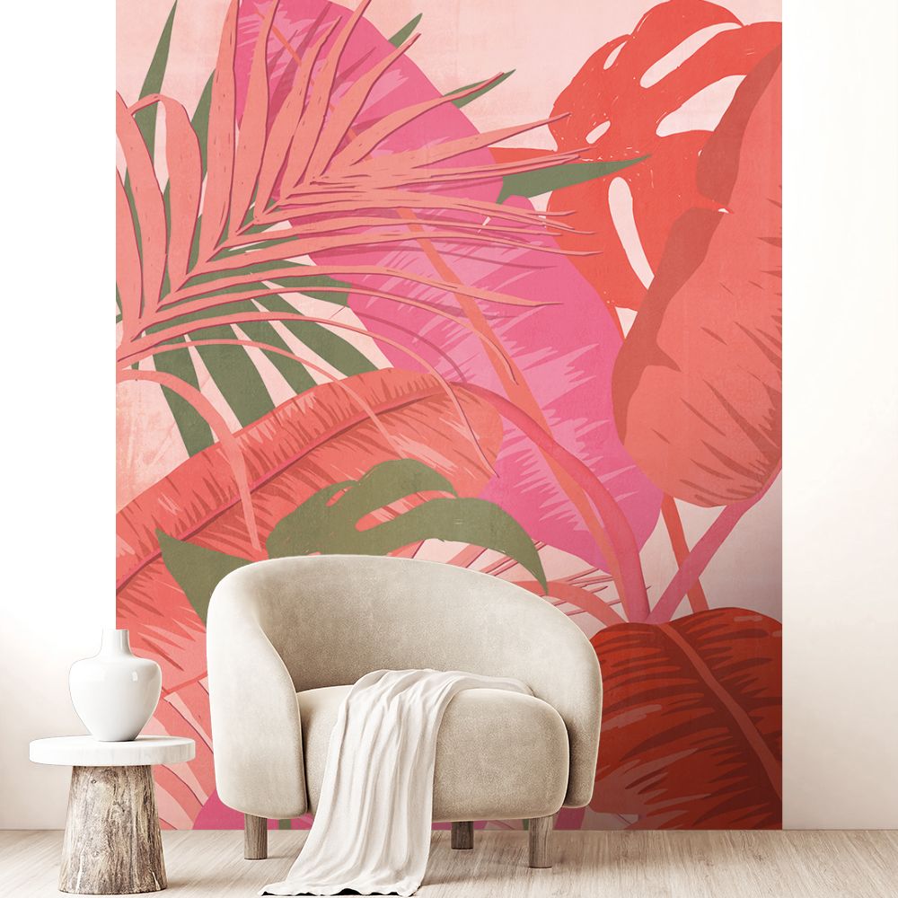 Papier peint "Feuillage vibrant"