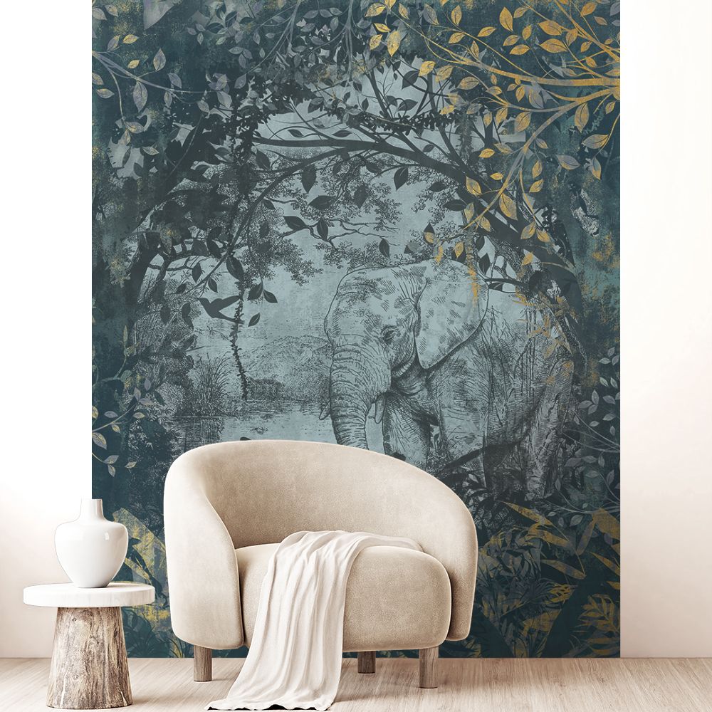 Papier peint "Jungle apaisante et sauvage"