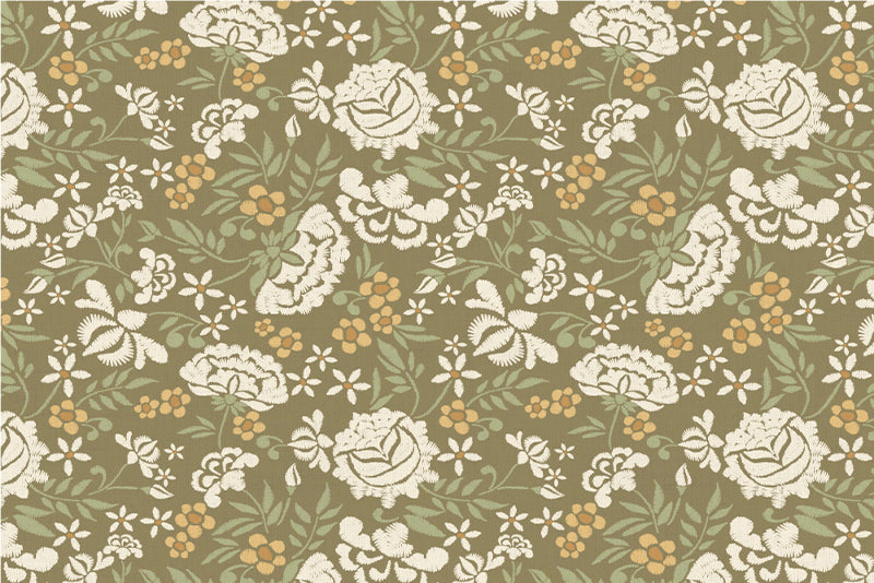 Lot de 4 sets de table en vinyle / Motif floral