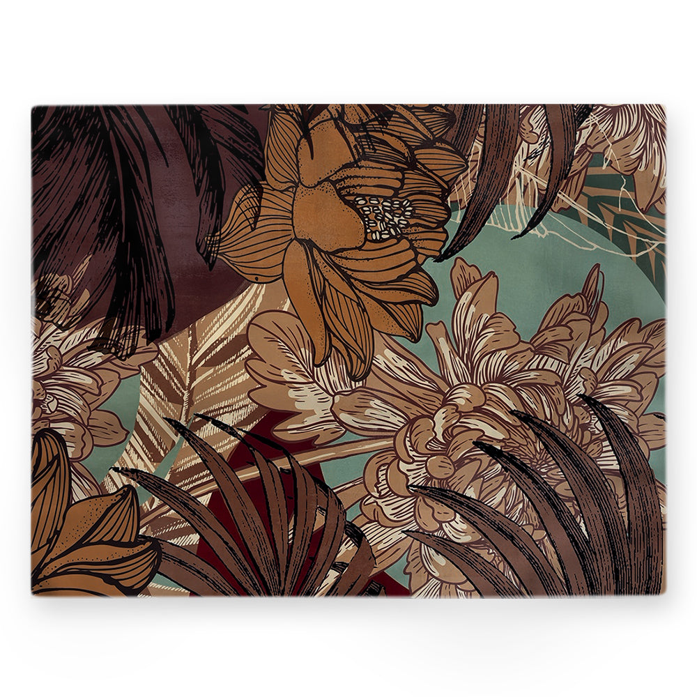Nappe fleurs – Multicouleur – 140×220 cm