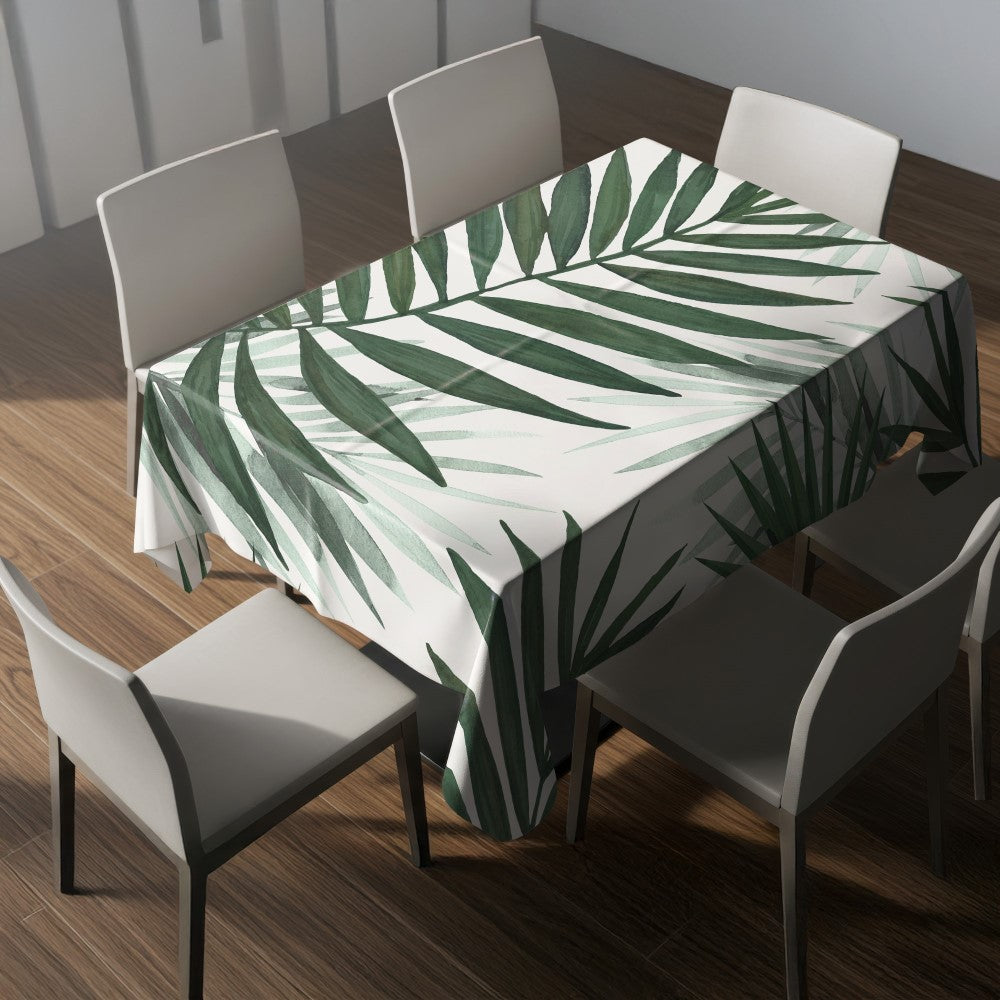 Nappe feuilles tropicales – mise en situation