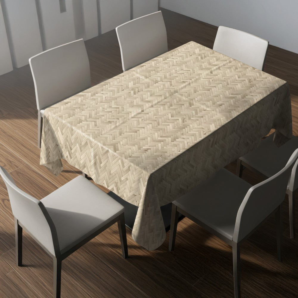 Nappe motif géométrique – mise en situation