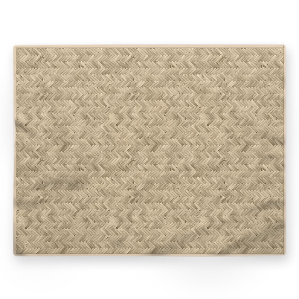 Nappe motif géométrique – Beige – 140×220 cm