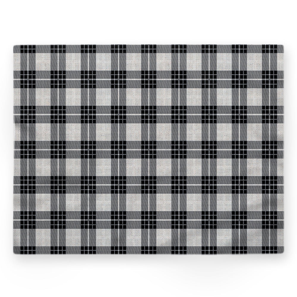 Nappe carreaux – Noir – 140×220 cm