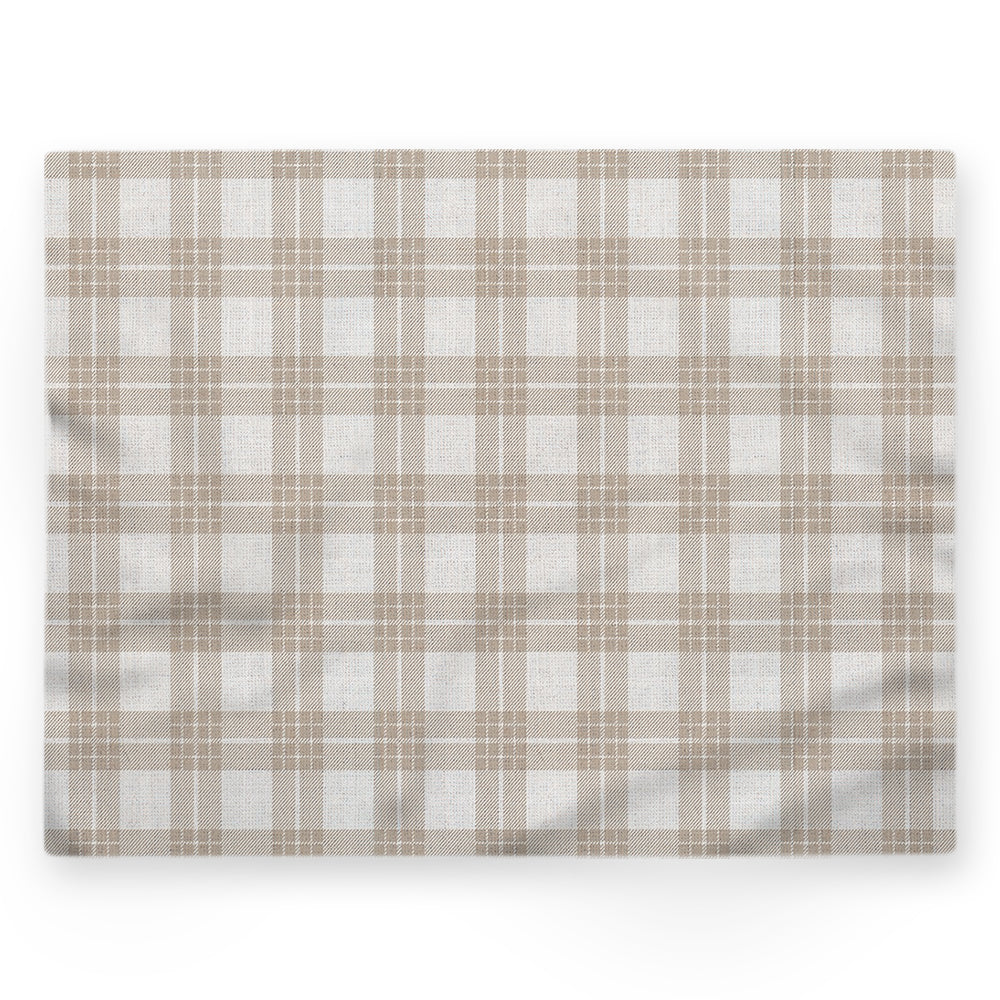 Nappe carreaux – Beige – 140×220 cm