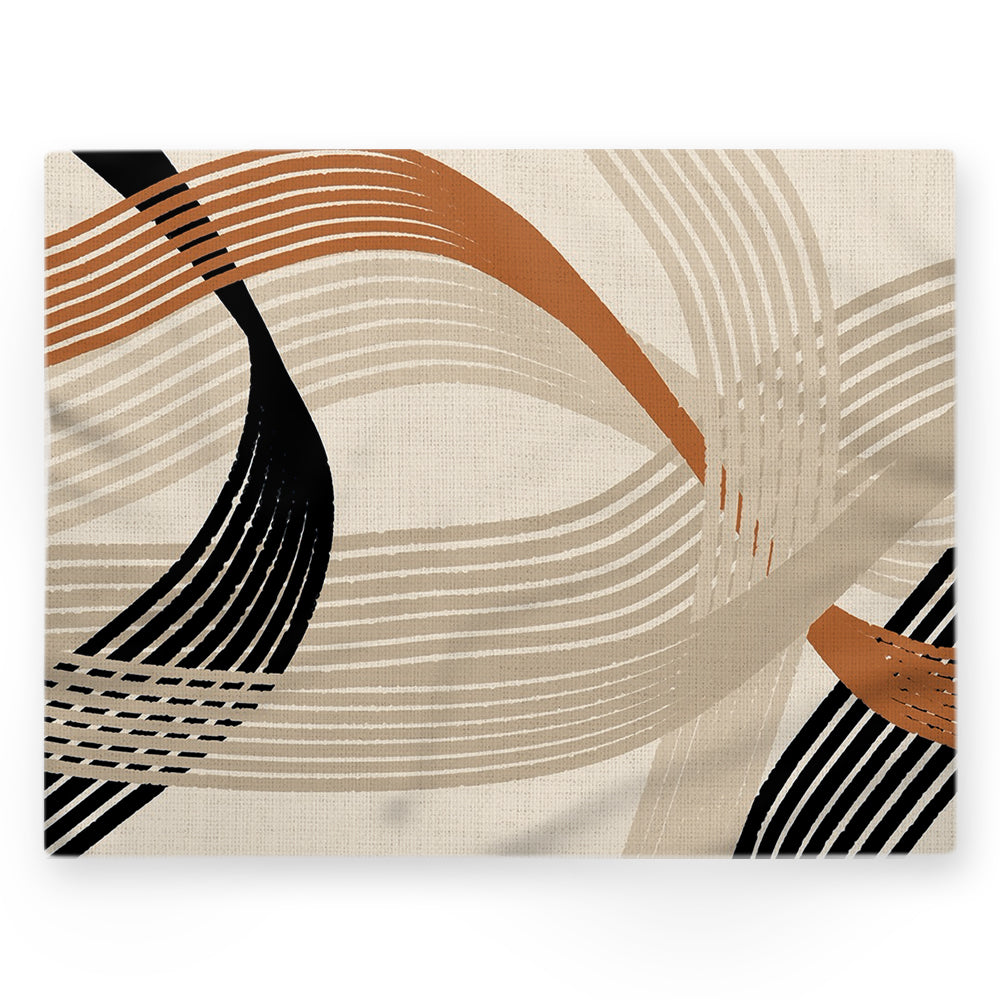 Nappe motifs géométriques – Multicouleur – 140×220 cm