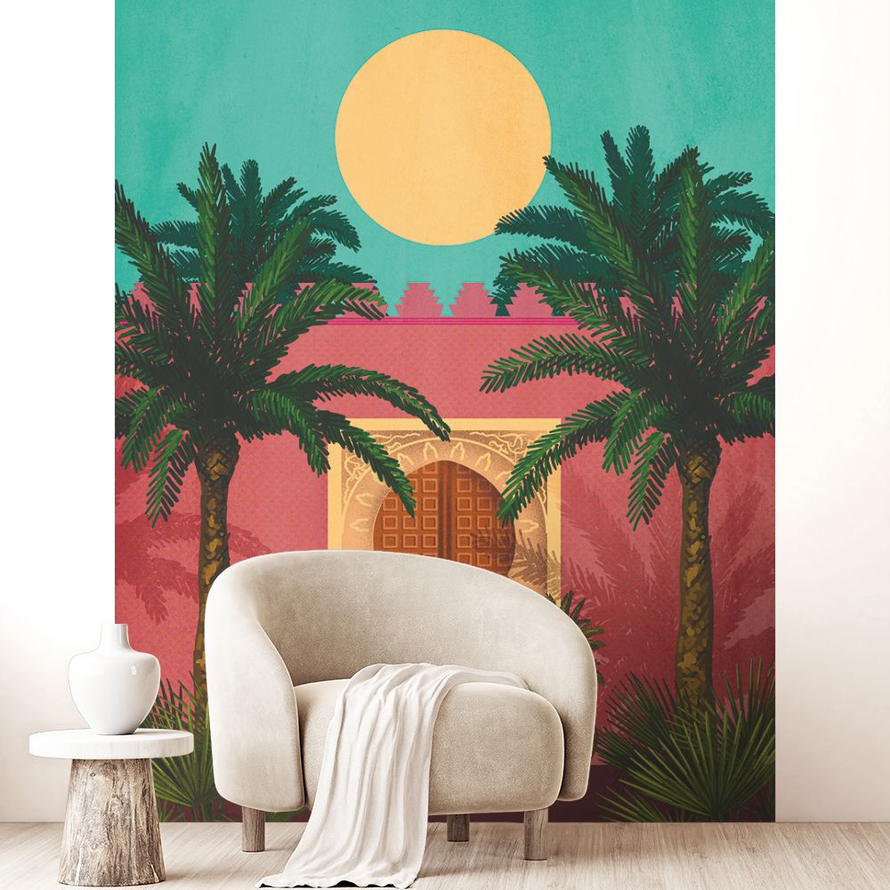 Papier peint "Oasis exotique"