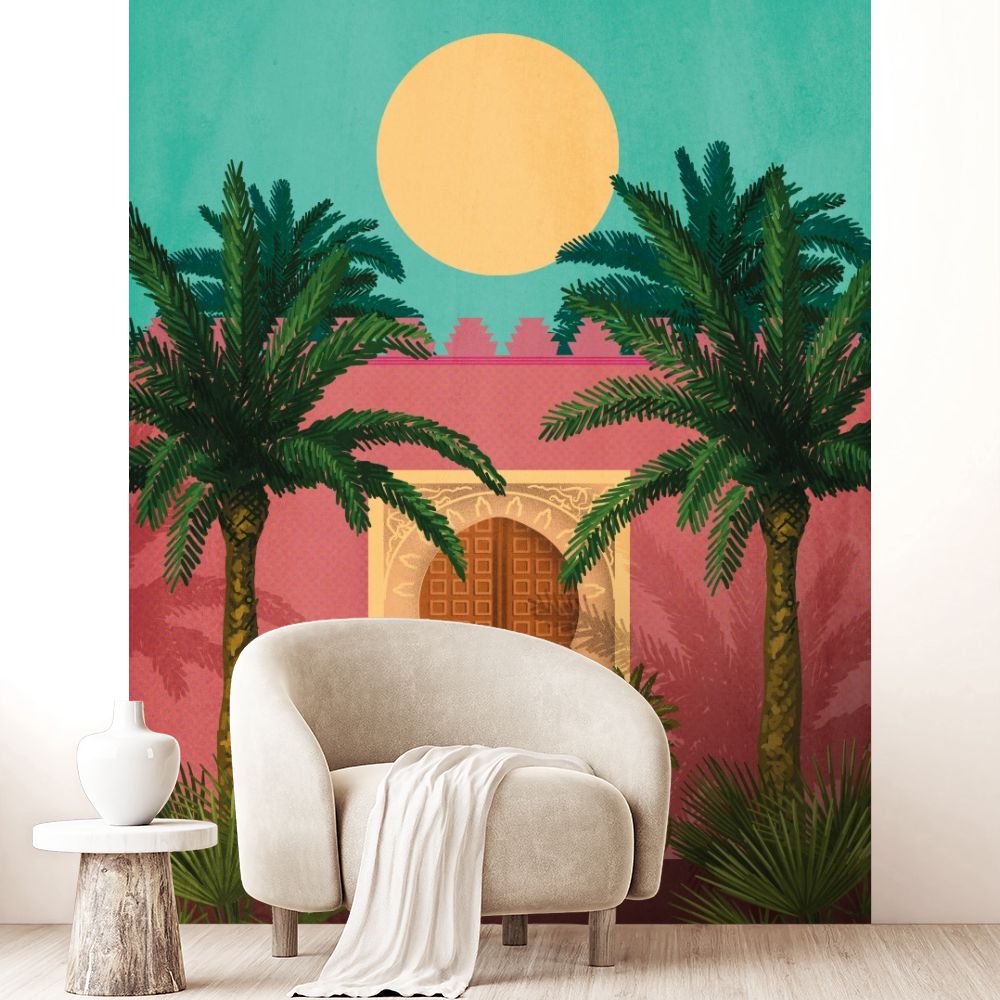 Papier peint "Oasis exotique"
