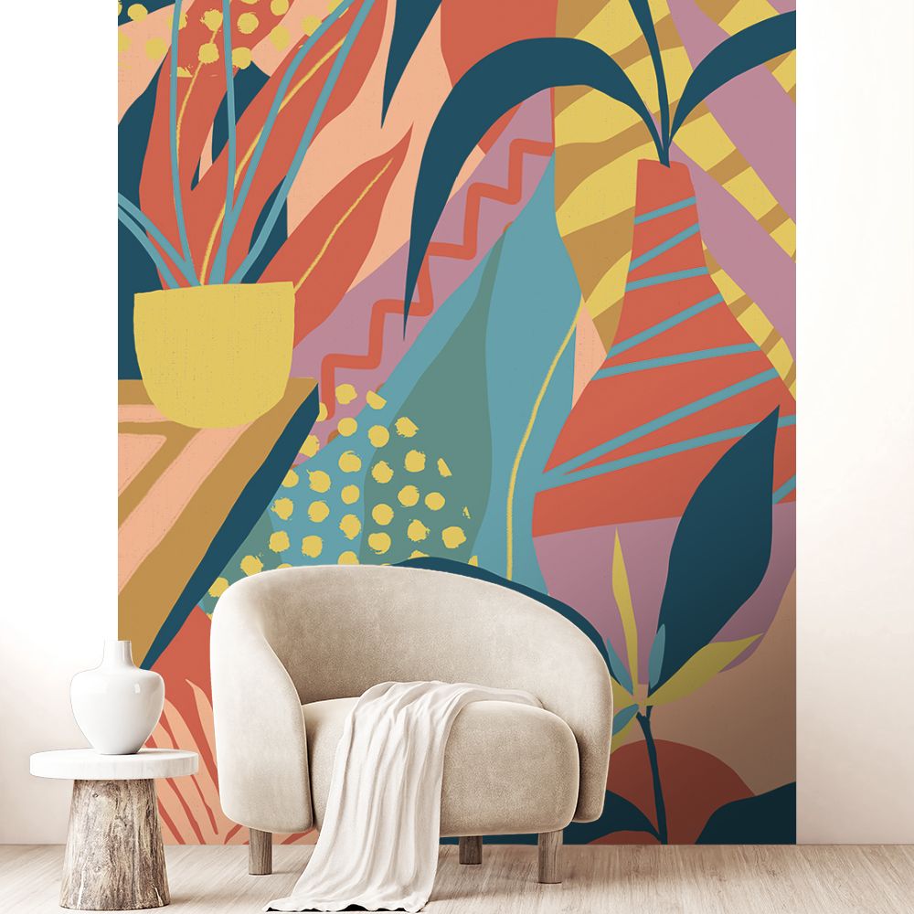 Papier peint "Explosion de couleurs"