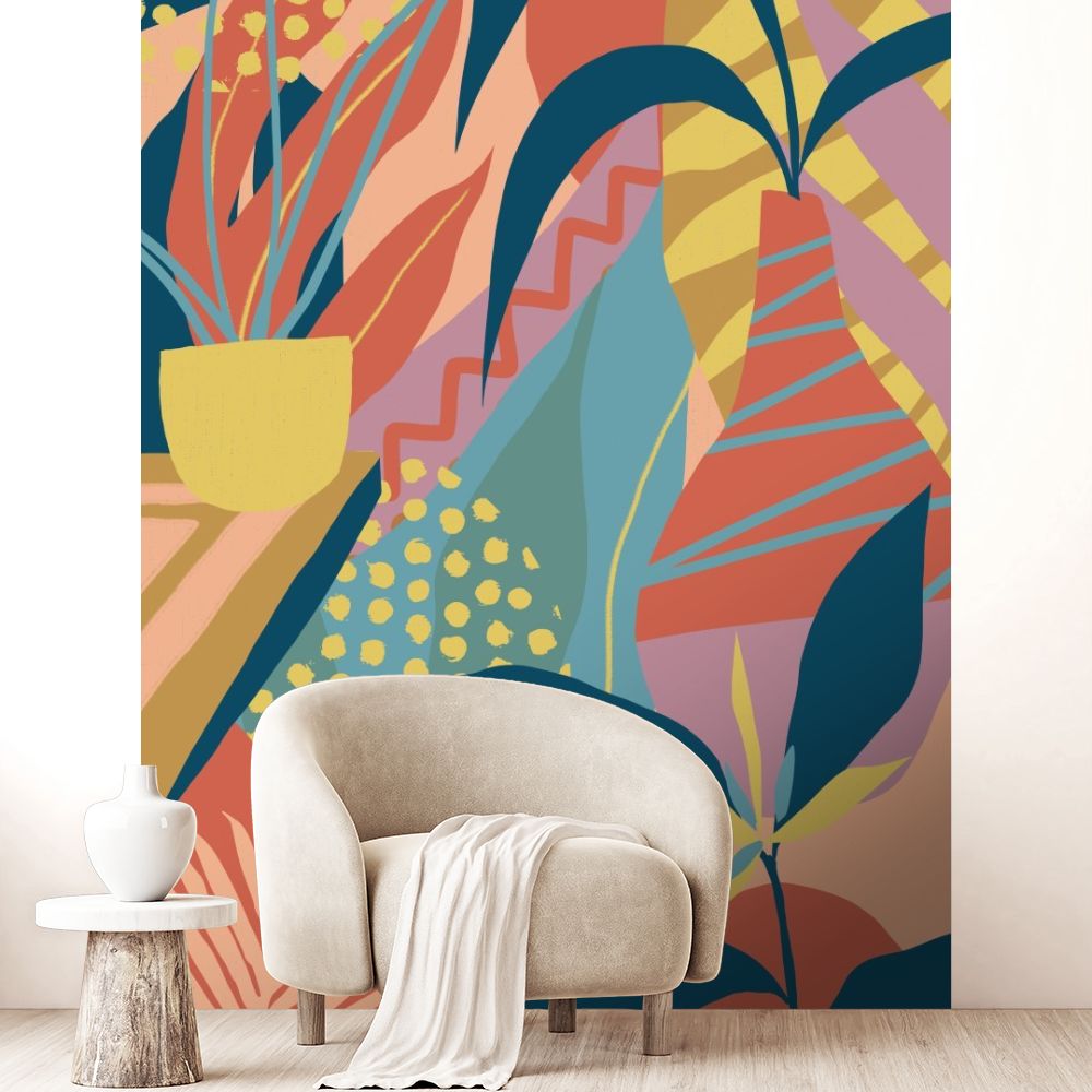 Papier peint "Explosion de couleurs"