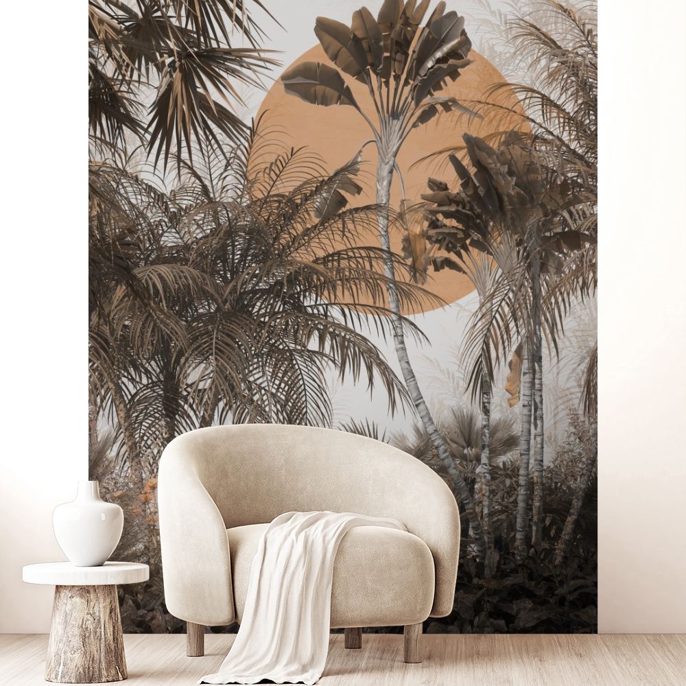 Papier peint "Paysage exotique calme"