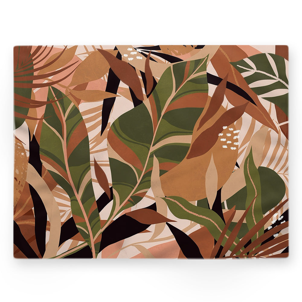 Nappe feuilles – Multicouleur – 140×220 cm