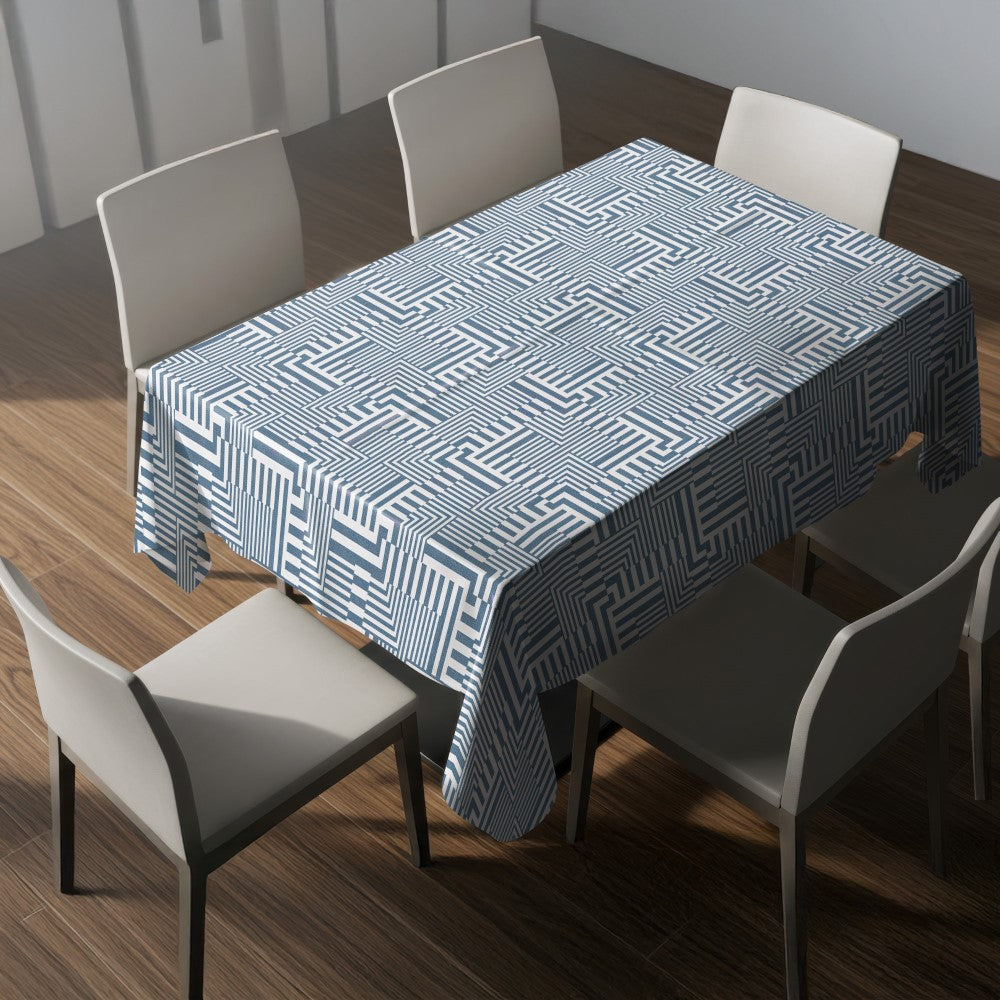 Nappe motif géométrique – mise en situation