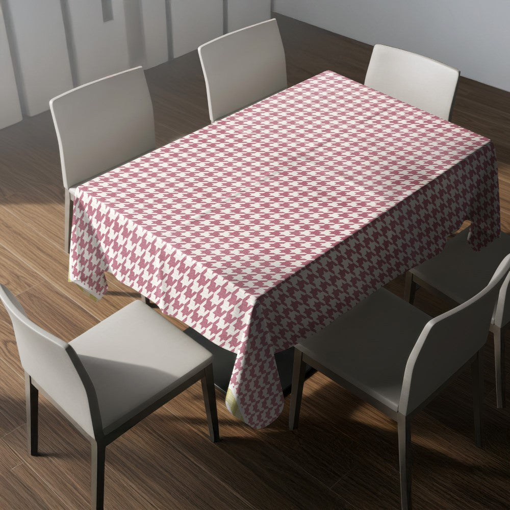 Nappe motif pied-de-poule – mise en situation