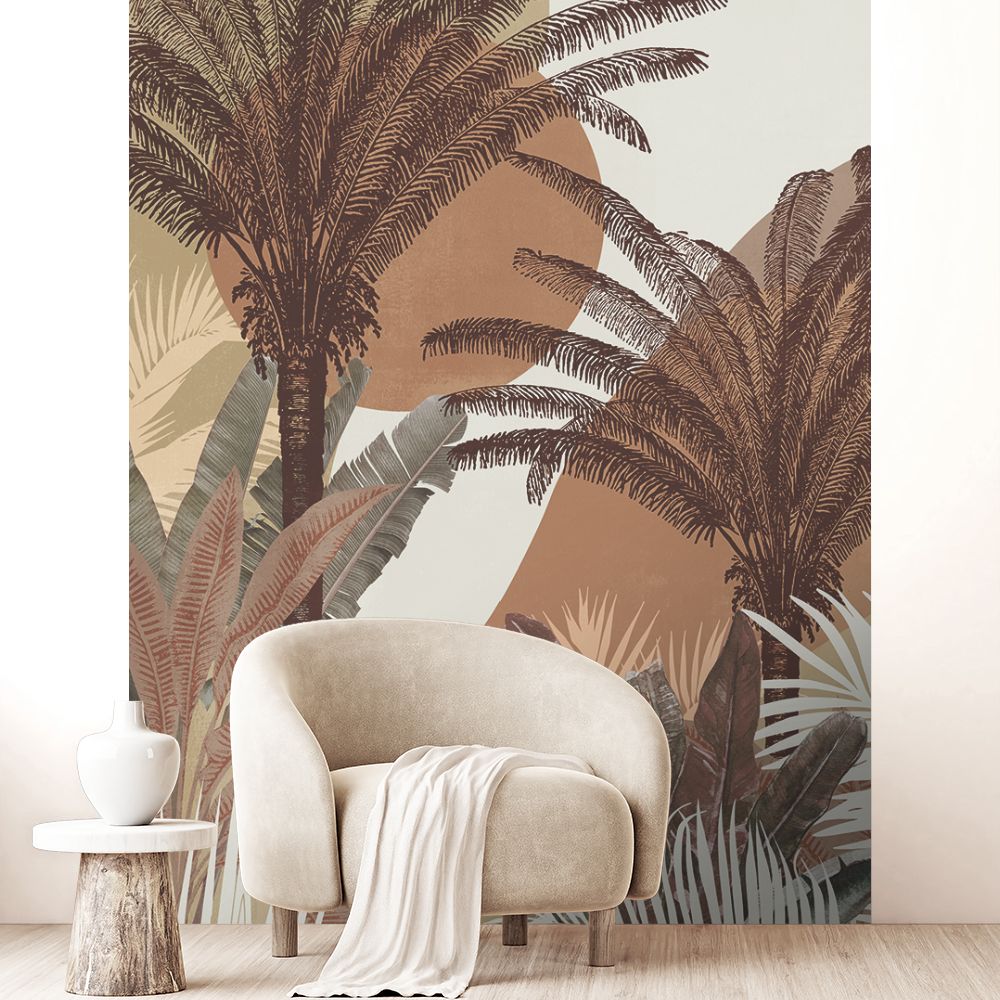 Papier peint "Paysage tropical apaisant"