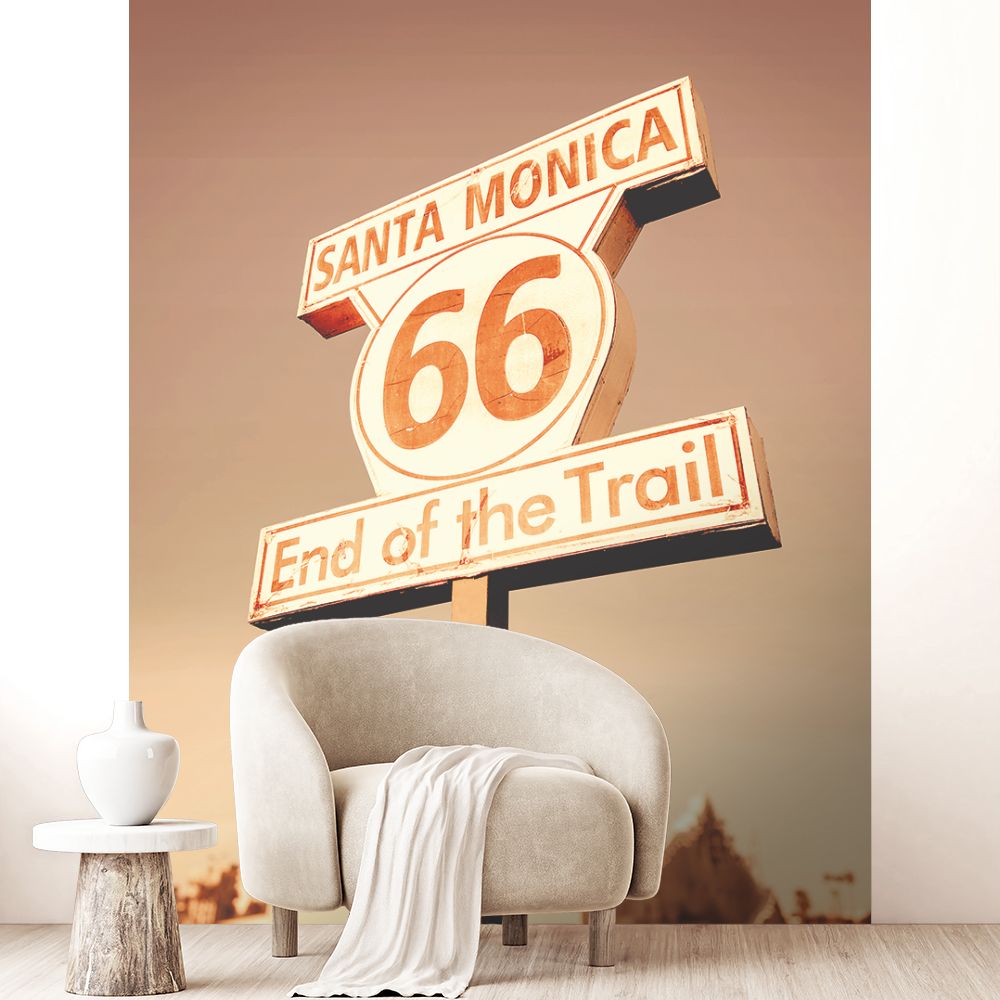 Papier peint "Motif route emblématique"