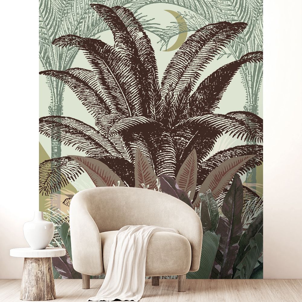 Papier peint "Forêt luxuriante"