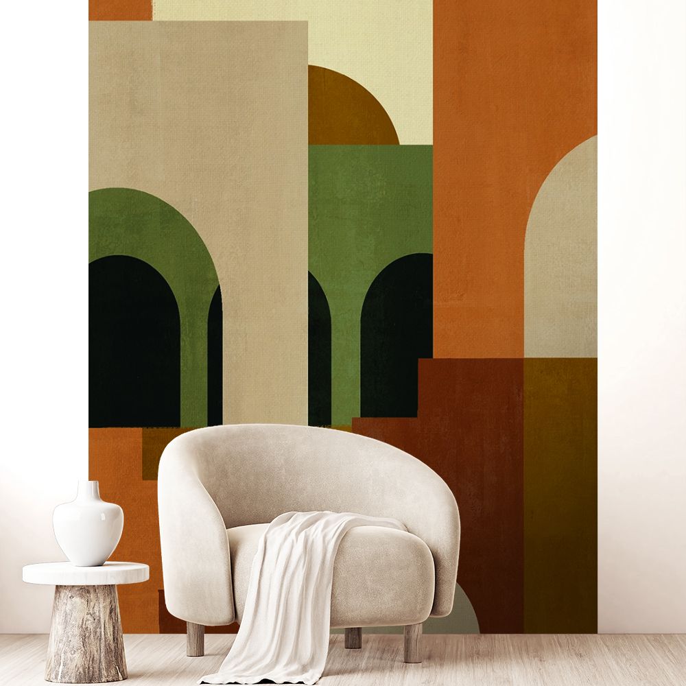 Papier peint "Formes architecturales modernes"