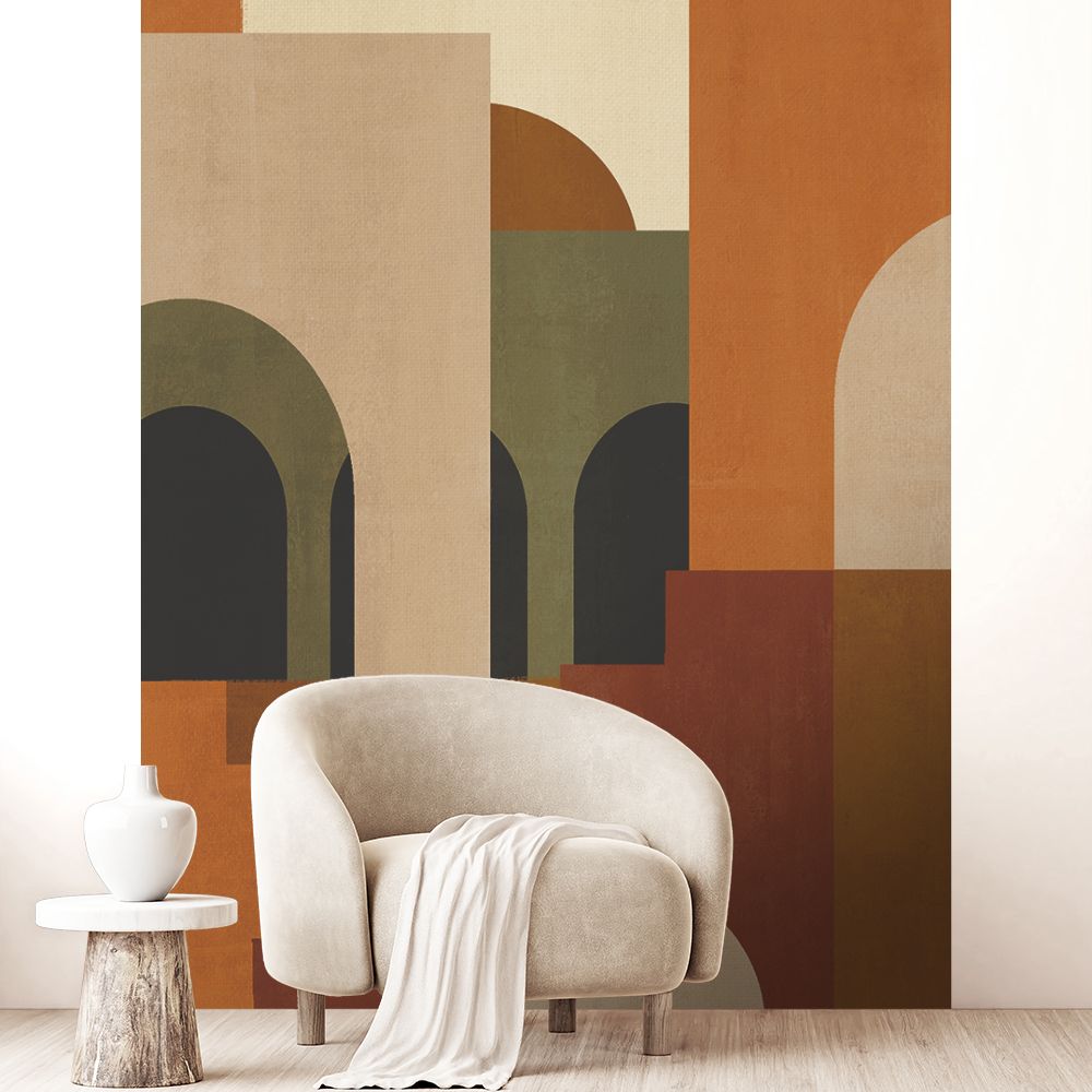 Papier peint "Formes architecturales modernes"