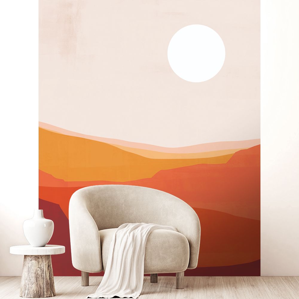 Papier peint "Coucher de soleil"