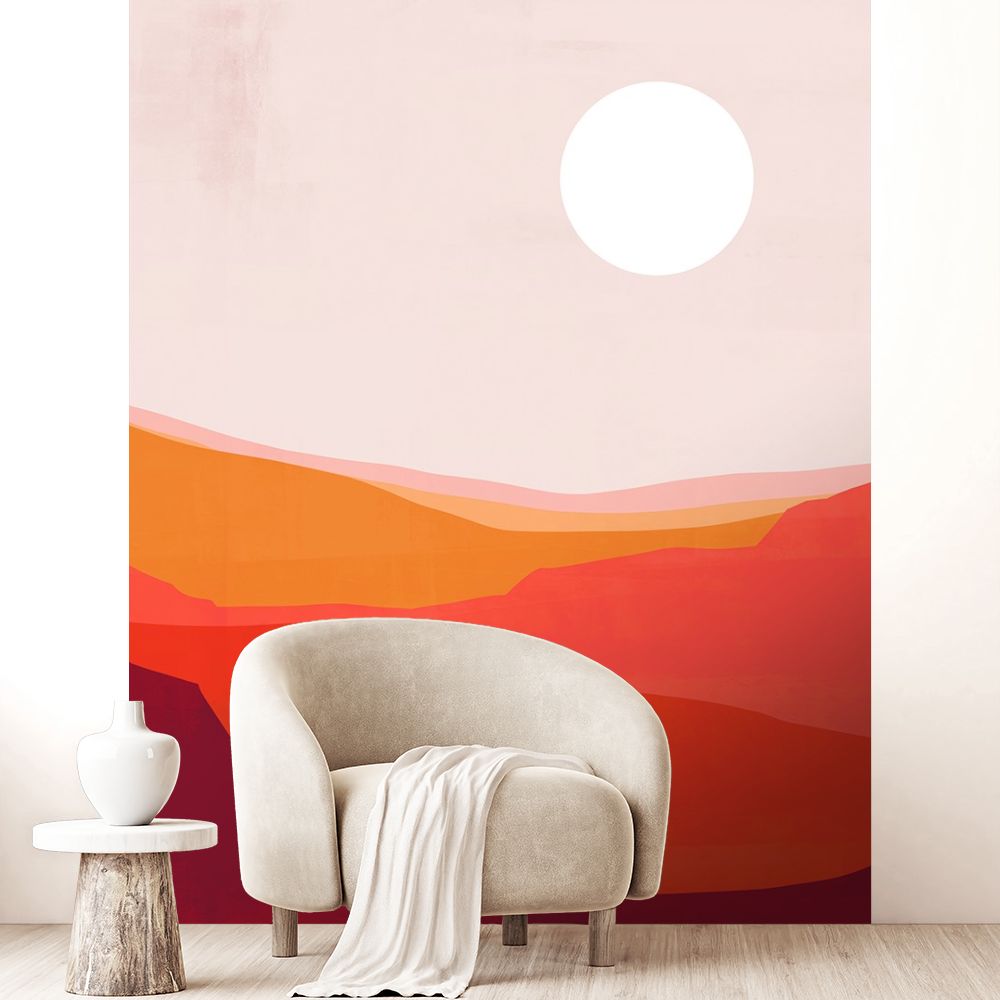 Papier peint "Coucher de soleil"