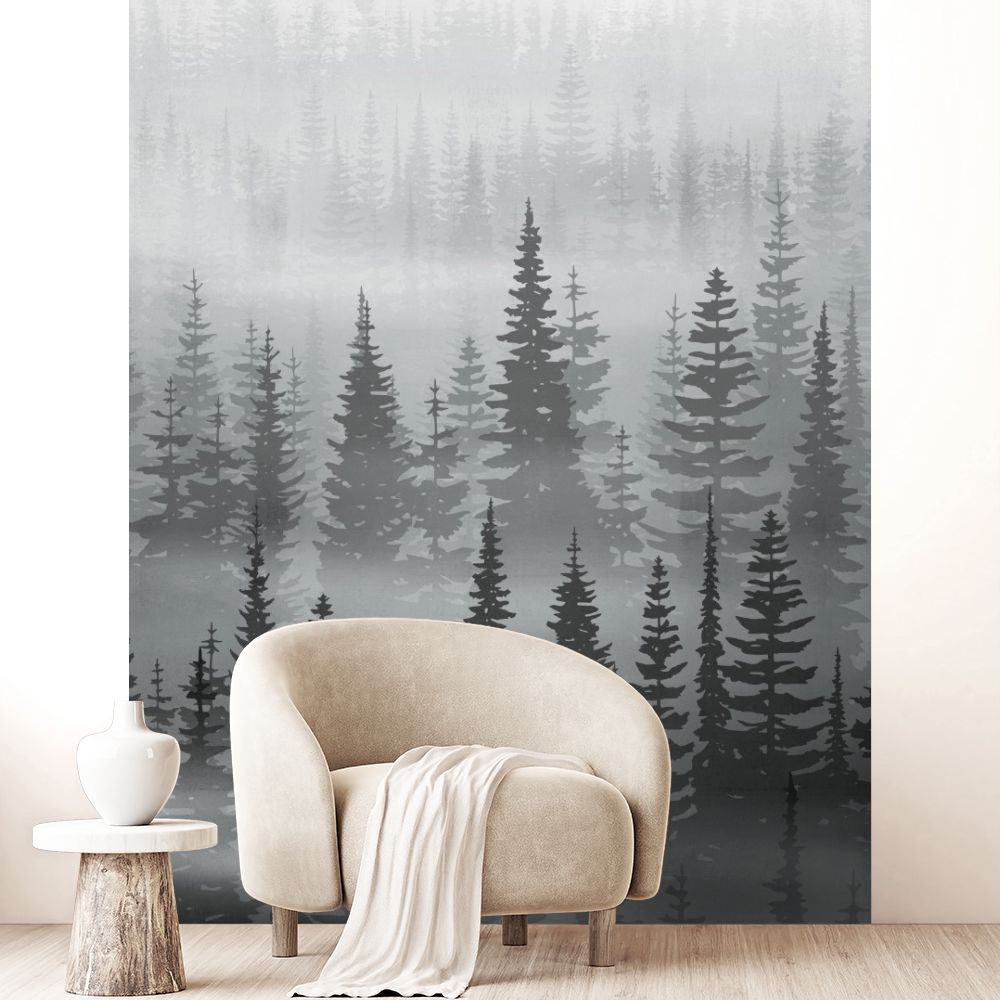 Papier peint "Forêt sereine"