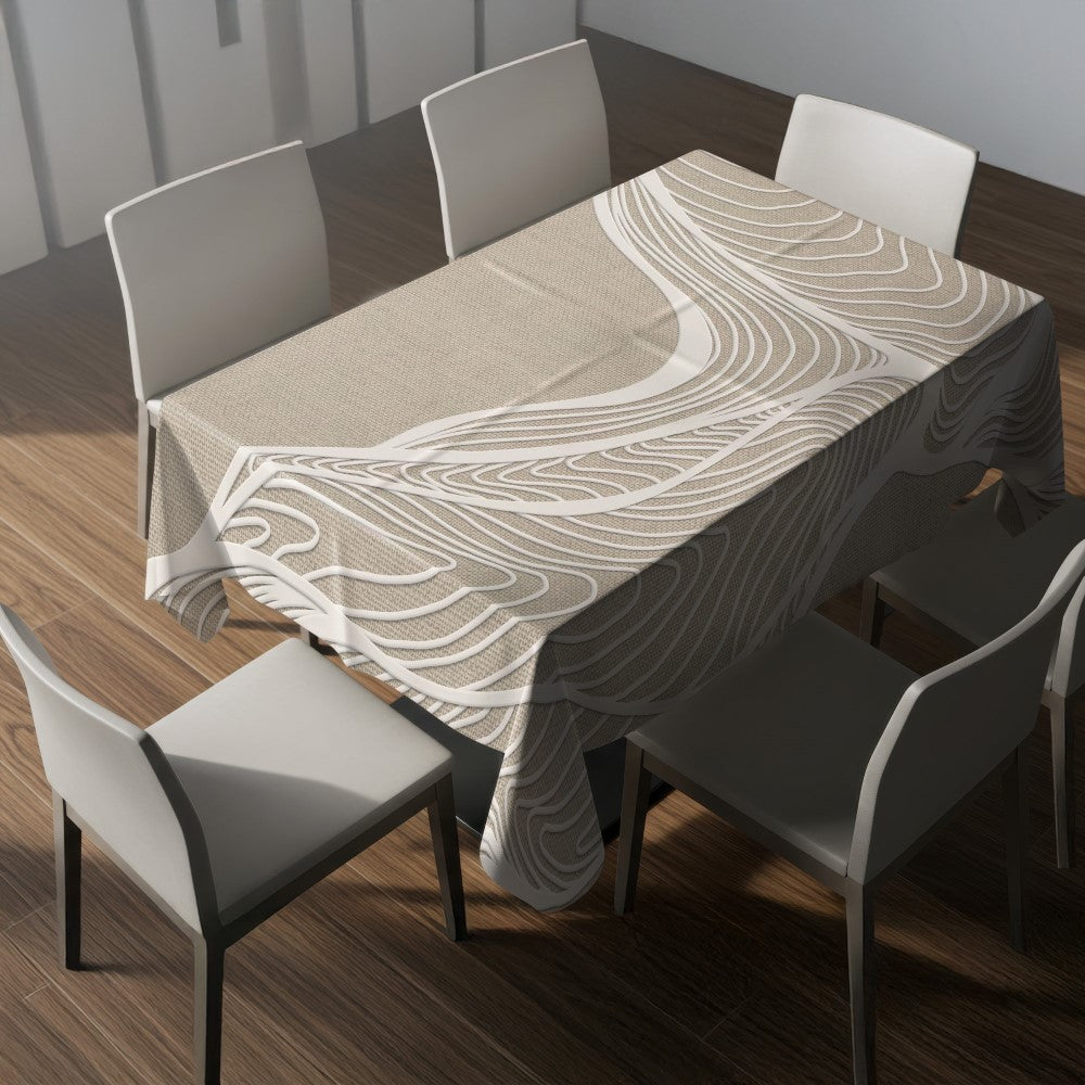 Nappe lignes abstraites – mise en situation